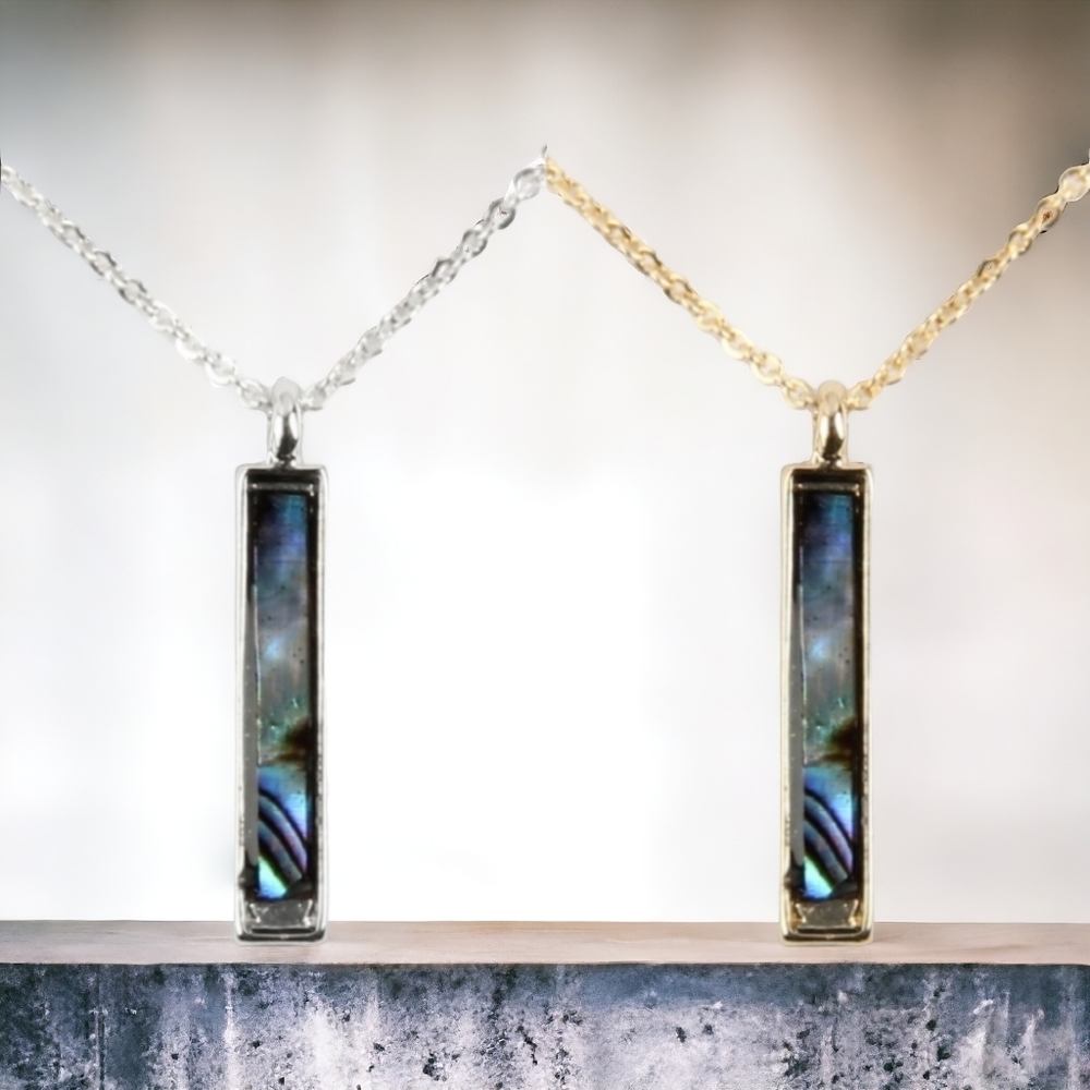 01687 Abalone Bar Necklace